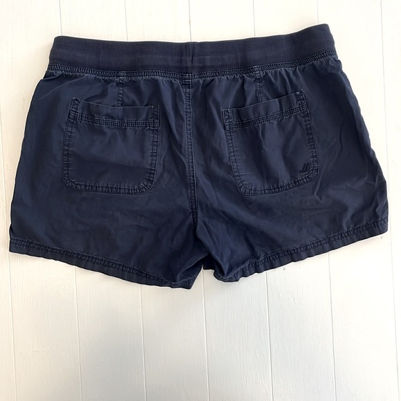 Navy Blue Cargo Shorts with Draw String - Picture 3 of 3